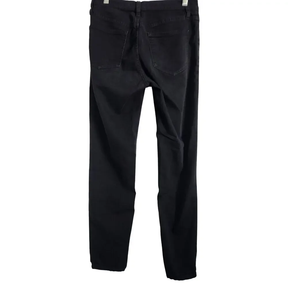 Vintage Free People‎ Black Skinny Jeans Sz 25